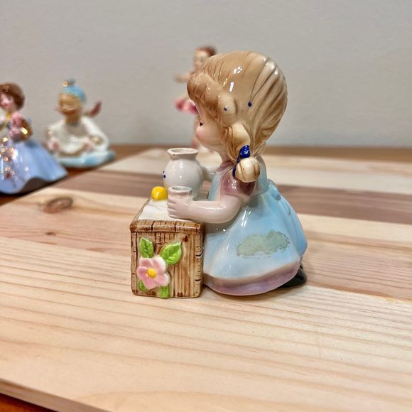 Vintage Josef Originals "HAPPINESS IS Series Lemun Aid Lemonade Girl Figurine - Picture 9 of 9